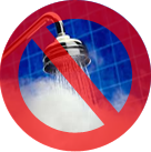 Stop Ducha caliente